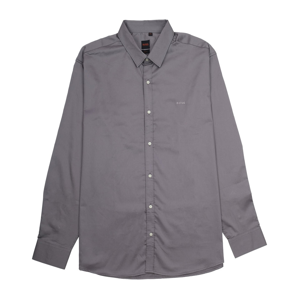 BOSS Misty Slate Classic Fit Long Sleeve Shirt