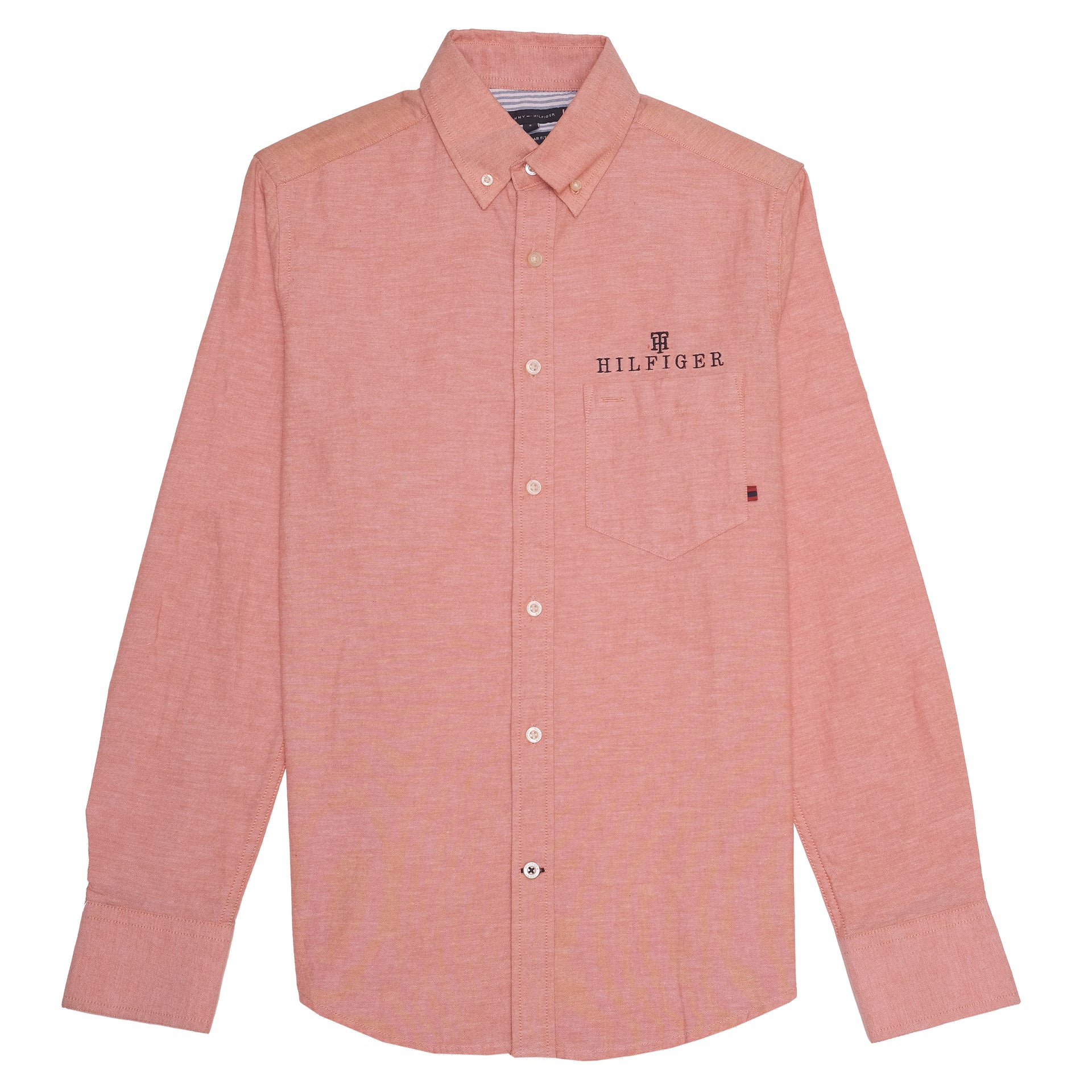 HILFIGER Sunset Coral Classic Fit Button-Up Shirt