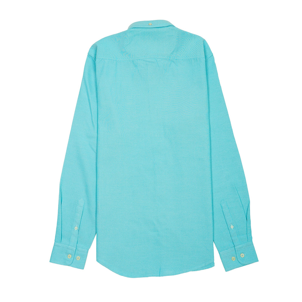 GANT Lucent Aqua Tailored Fit Long Sleeve Button-Down Shirt