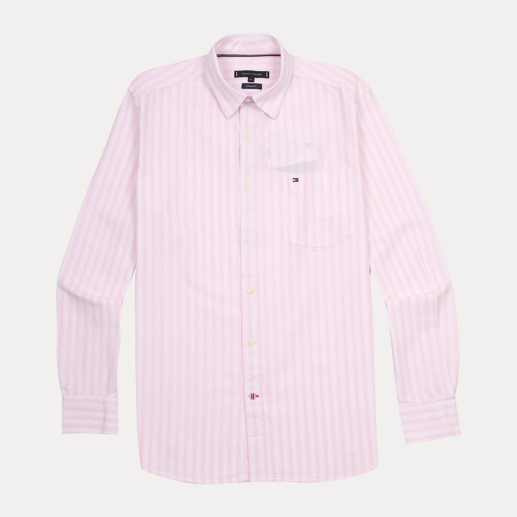 TOMMY HILFIGER Petal Blossom Refined Fit Long Sleeve Dress Shirt