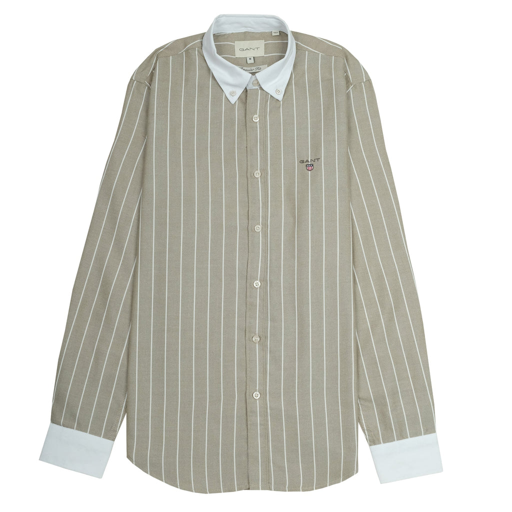 GANT Whispering Sand Classic Fit Long Sleeve Button-Up Shirt