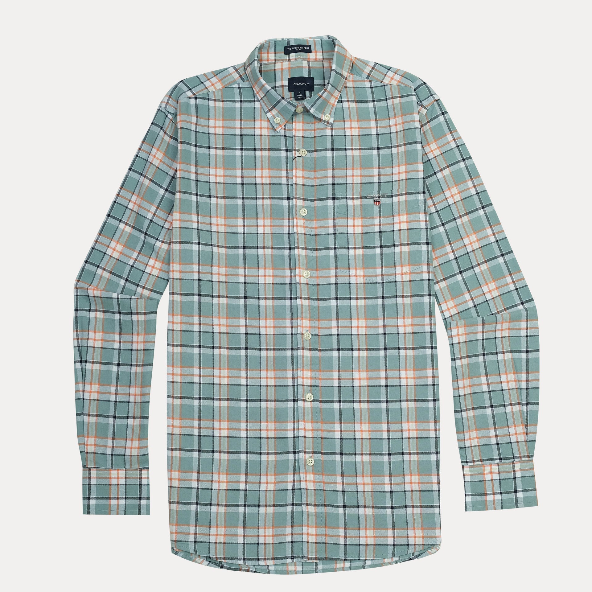 GANT Enchanted Seafoam Classic Fit Long Sleeve Oxford Shirt