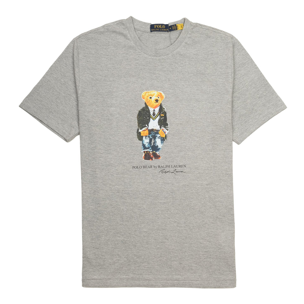 POLO RALPH LAUREN Misty Ash Relaxed Fit Short Sleeve Graphic Tee