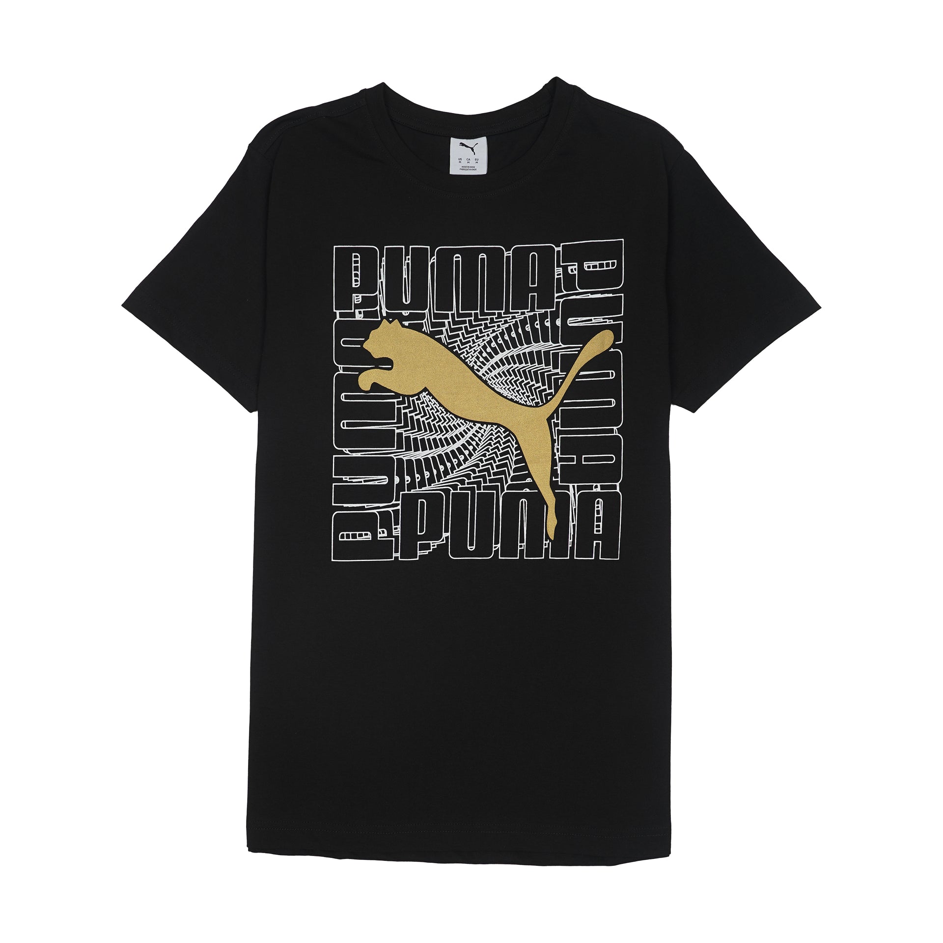 PUMA Radiant Obsidian Casual Fit Short Sleeve Graphic T-Shirt