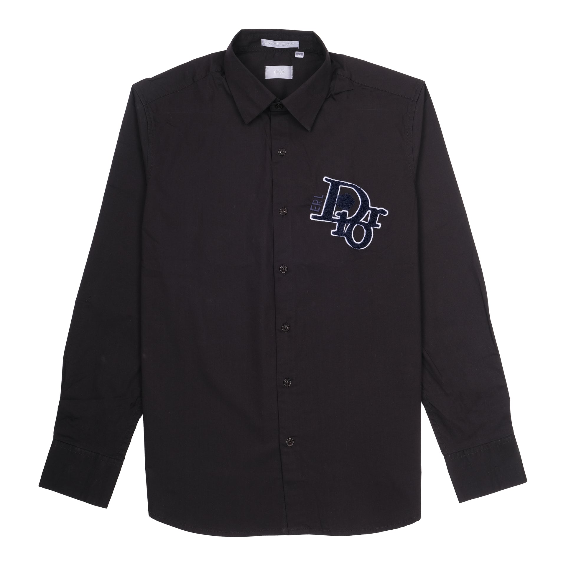 DIOR Midnight Obsidian Slim Fit Long Sleeve Shirt