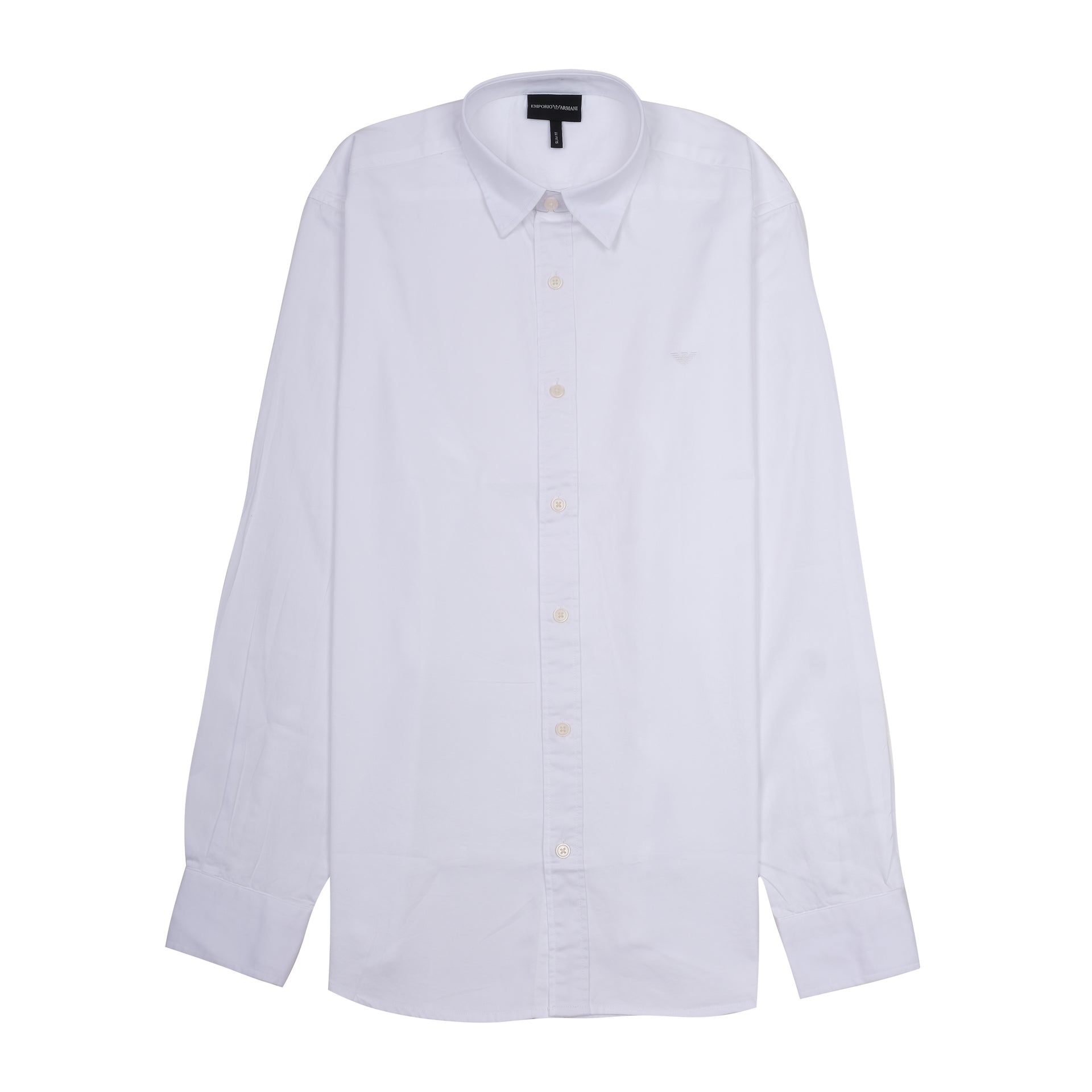 EMPORIO ARMANI Ethereal Pearl Classic Fit Long Sleeve Button-Up Shirt