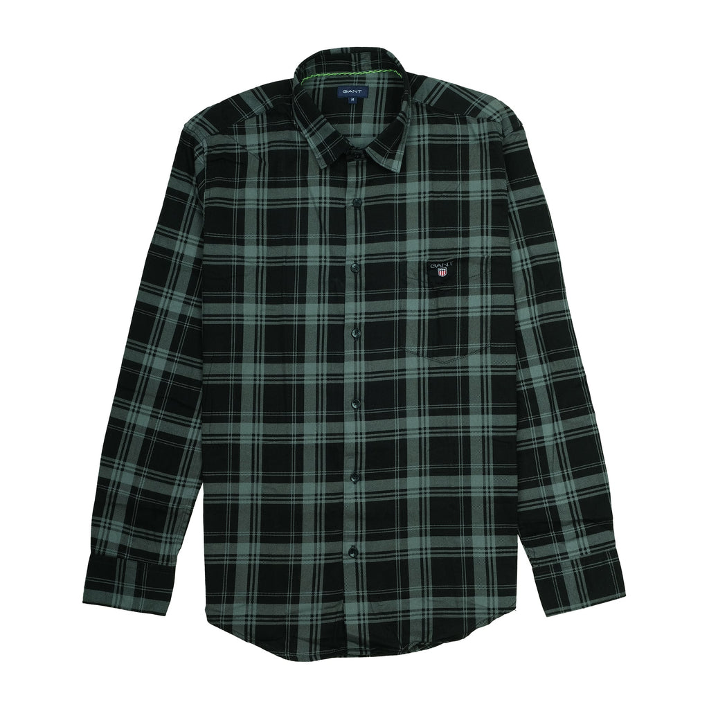 GANT Forest Shadow Slim Fit Long Sleeve Flannel Shirt