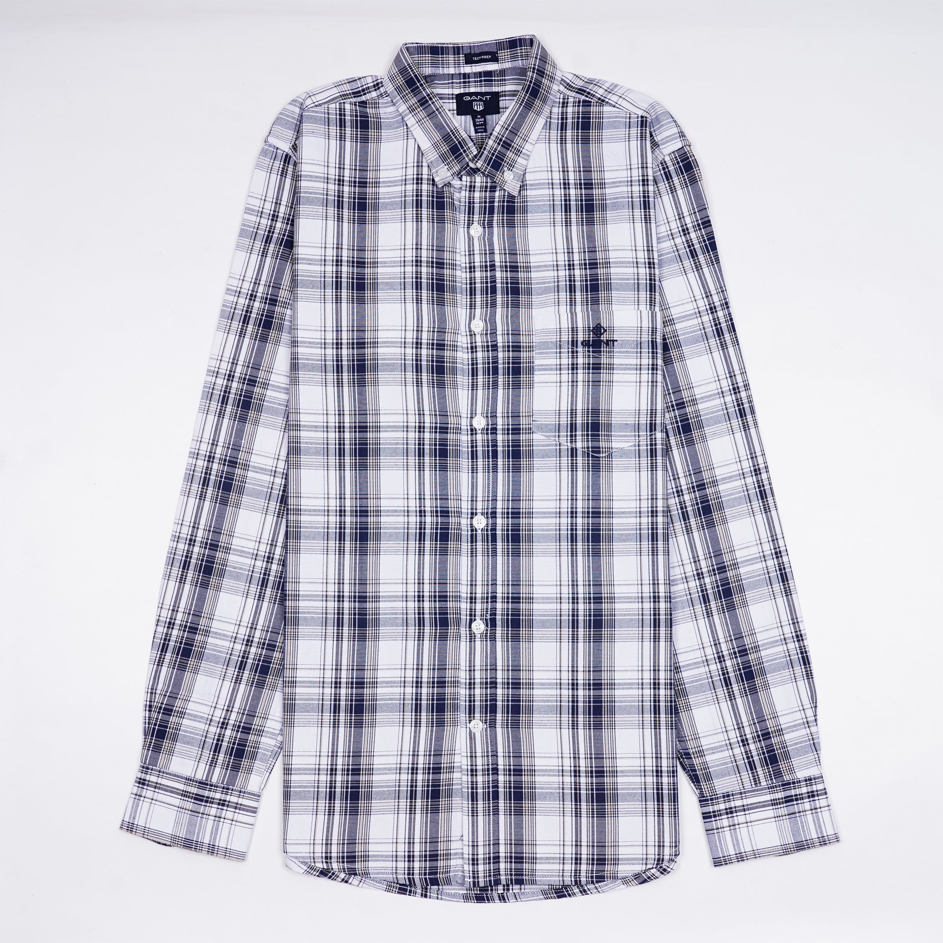 GANT Celestial Sapphire Tailored Fit Long Sleeve Check Shirt