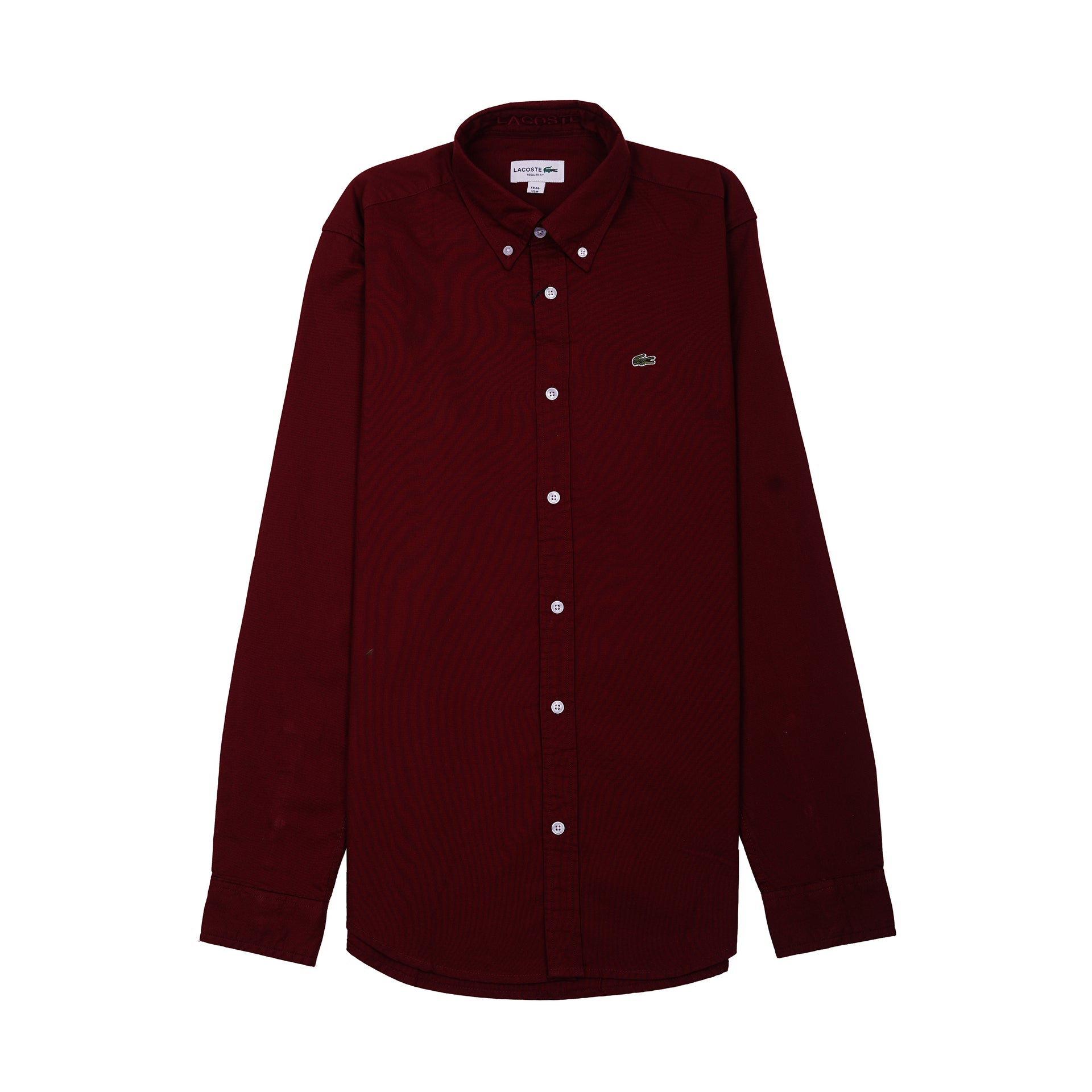 LACOSTE Prismatic Garnet Eclipse Classic Fit Long Sleeve Shirt