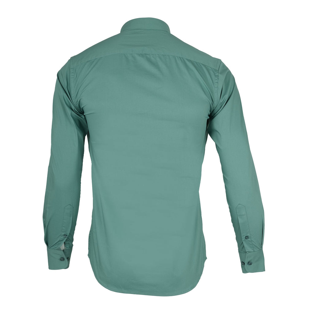 LACOSTE Sage Green Classic Fit Long Sleeve Button-Down Shirt