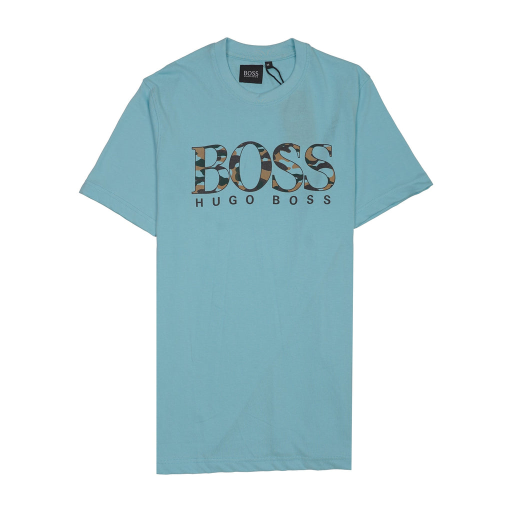 BOSS Serene Aqua Modern Fit Short Sleeve T-Shirt