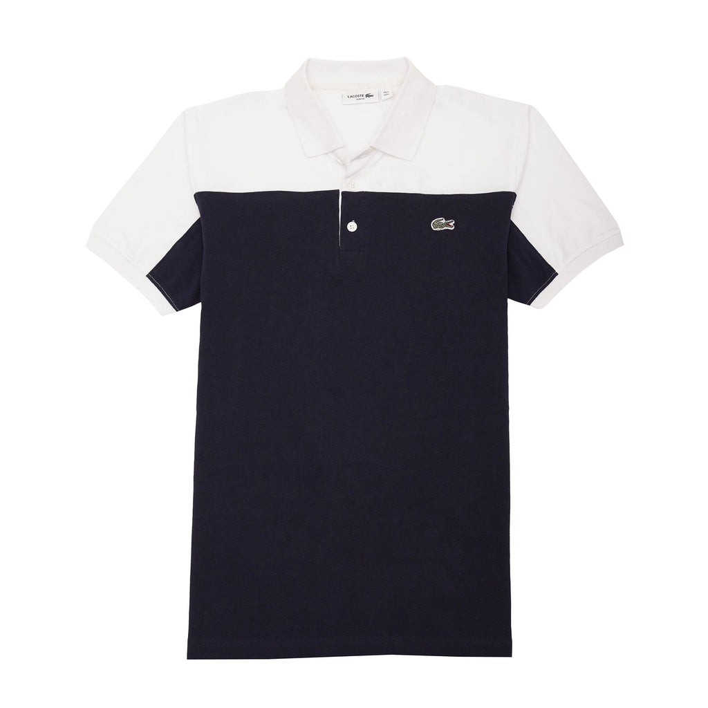 LACOSTE Deep Sea Classic Fit Color Block Polo Shirt
