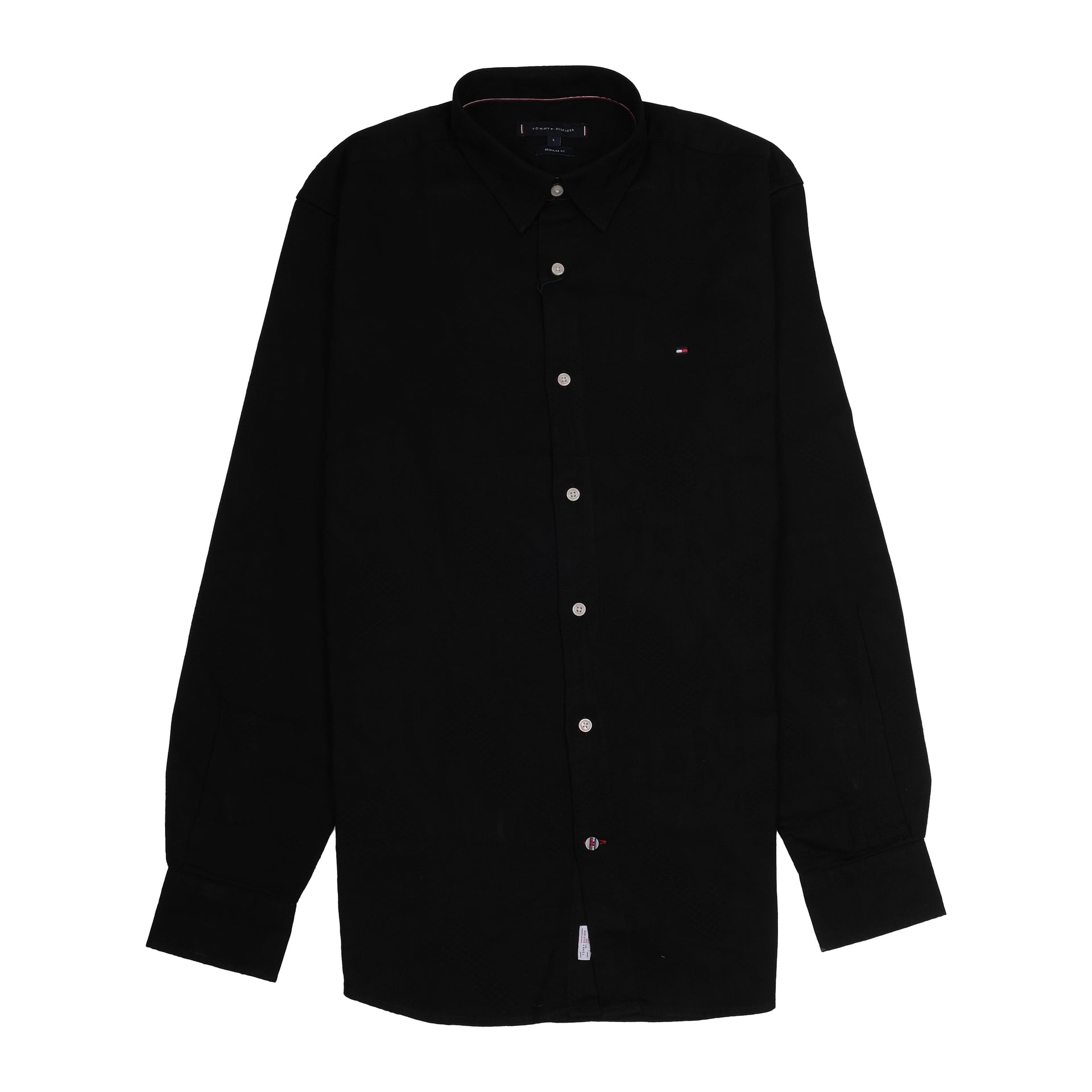 TOMMY HILFIGER Midnight Ashen Classic Fit Long Sleeve Button-Up Shirt