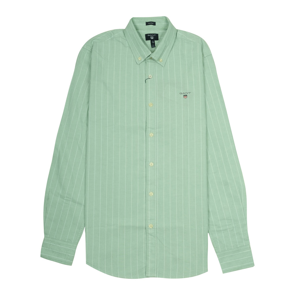 GANT Lush Aqua Tailored Fit Long Sleeve Striped Shirt