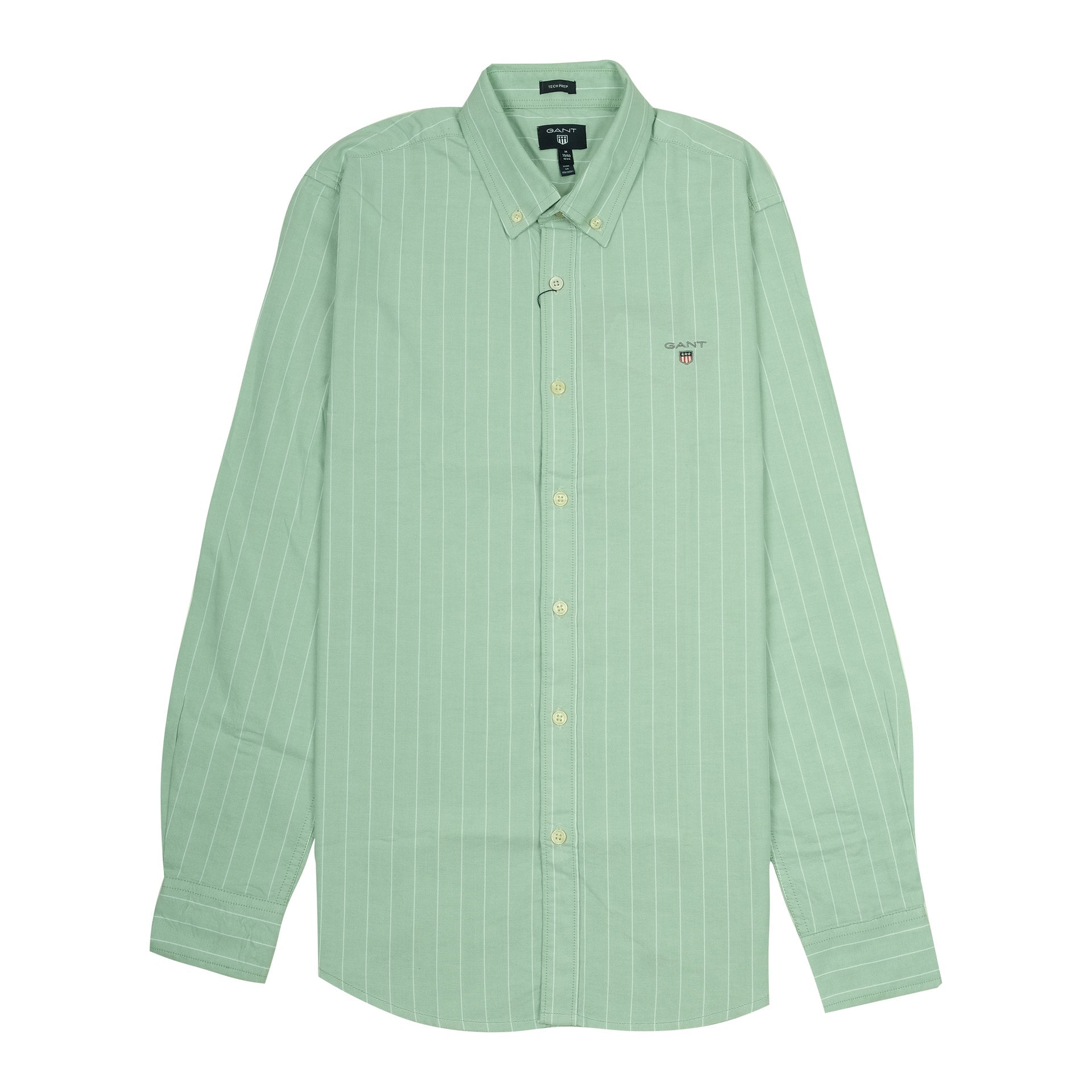 GANT Lush Aqua Tailored Fit Long Sleeve Striped Shirt