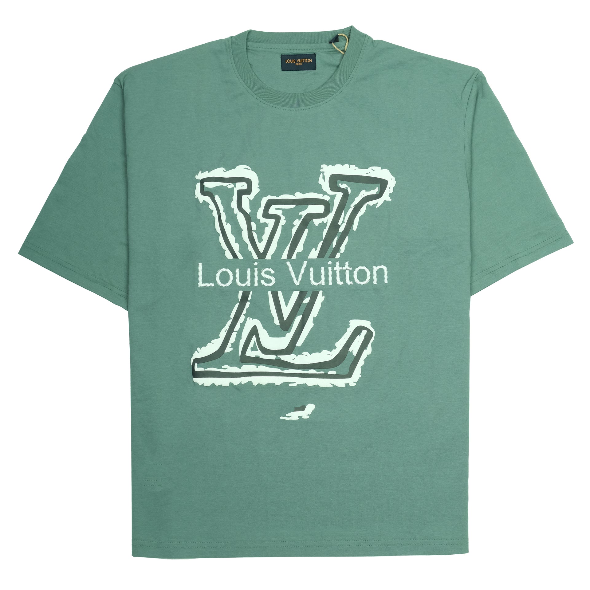 LOUIS VUITTON Ocean Breeze Graphic Logo Cotton Tee