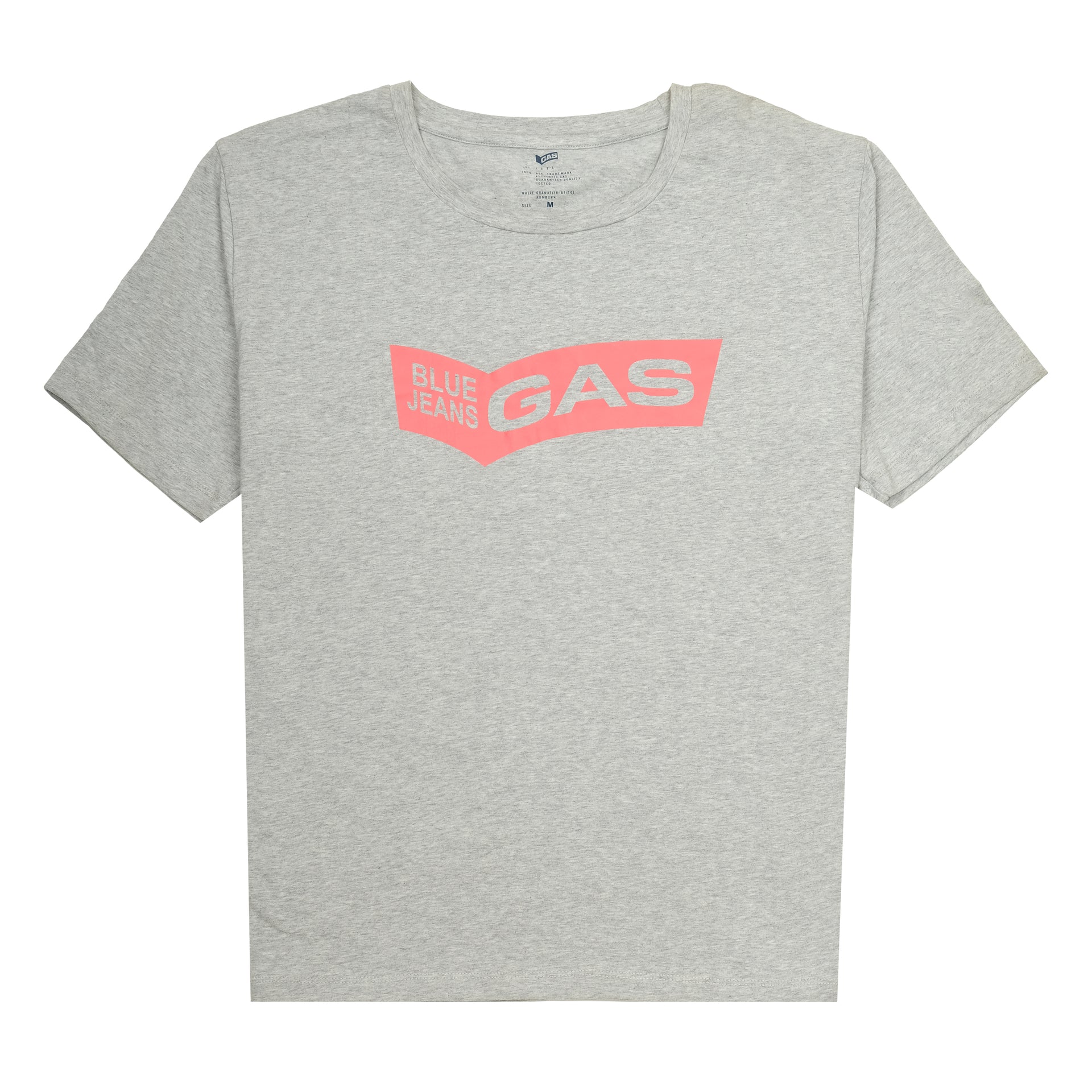 GAS Silver Mist Casual Fit Short Sleeve Graphic Tee