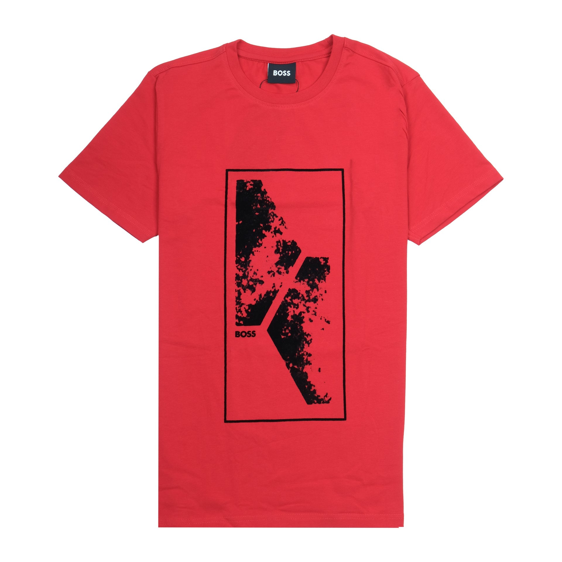 BOSS Fiery Coral Oversized Graphic Print Tee