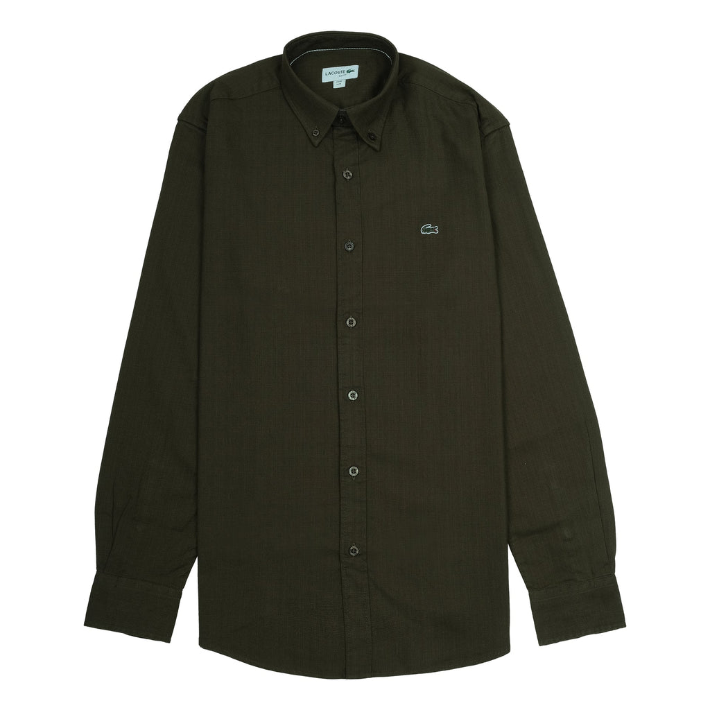LACOSTE Enchanted Pine Classic Fit Long Sleeve Button-Down Shirt