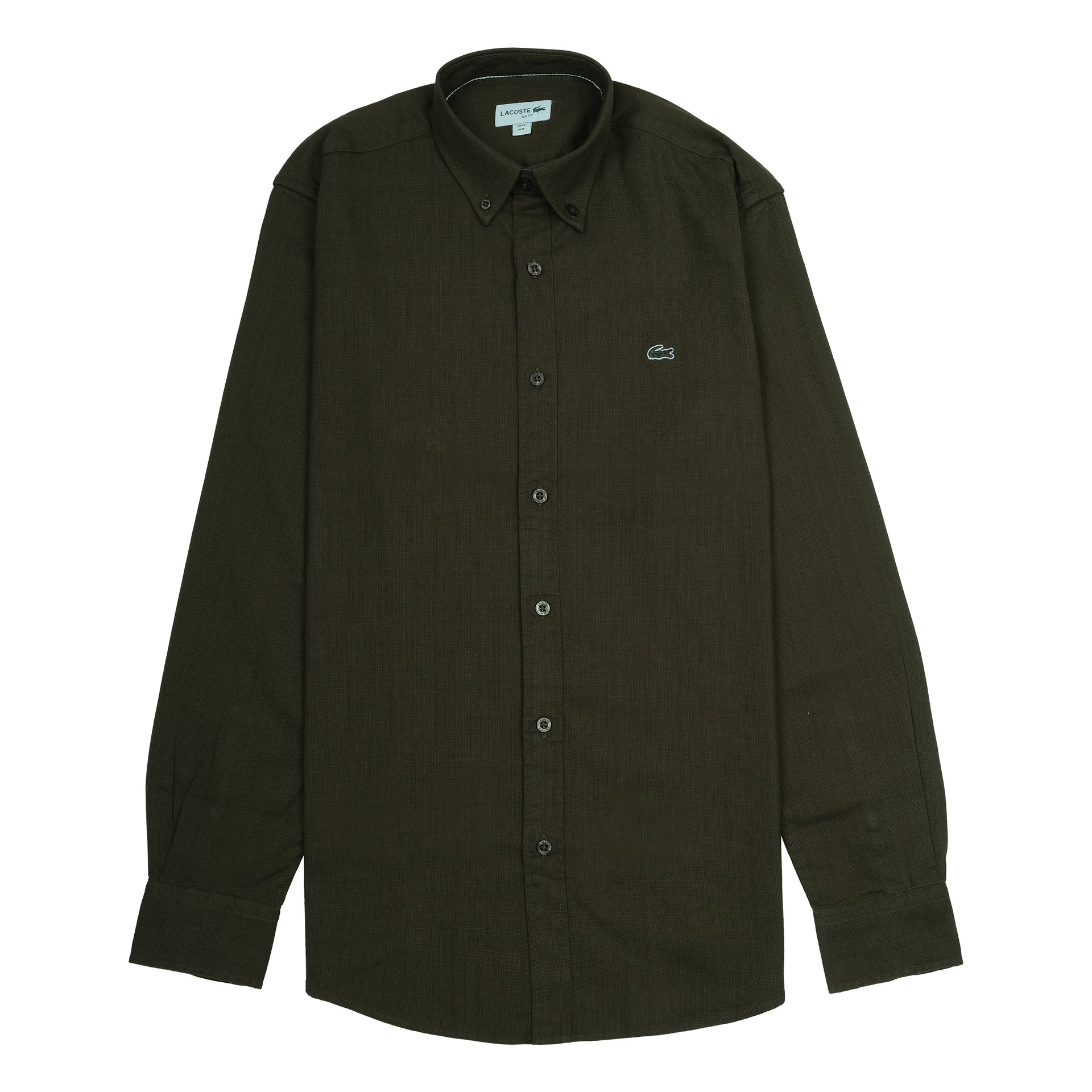 LACOSTE Enchanted Pine Classic Fit Long Sleeve Button-Down Shirt
