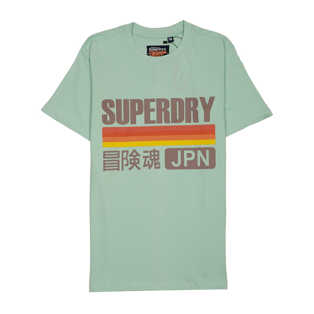 SUPERDRY Serene Aqua Relaxed Fit Short Sleeve T-Shirt