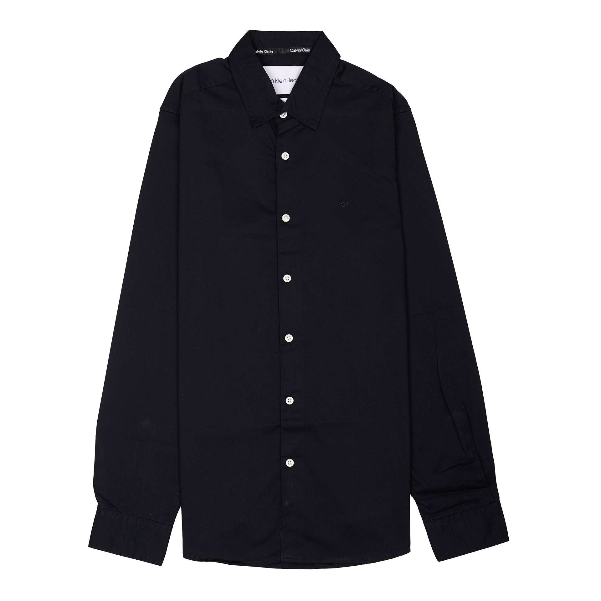 CALVIN KLEIN Onyx Eclipse Classic Fit Long Sleeve Button-Up Shirt
