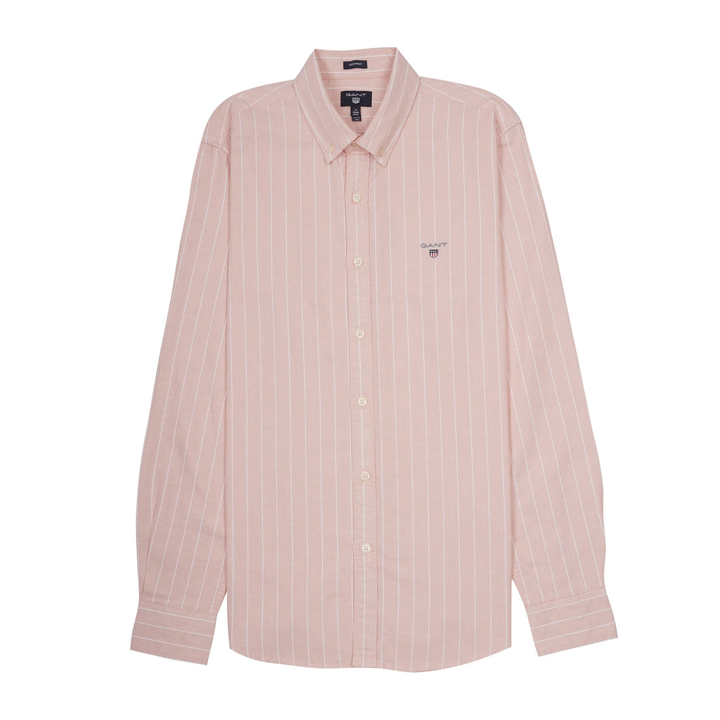 GANT Serene Blush Tailored Fit Long Sleeve Button-Up Shirt