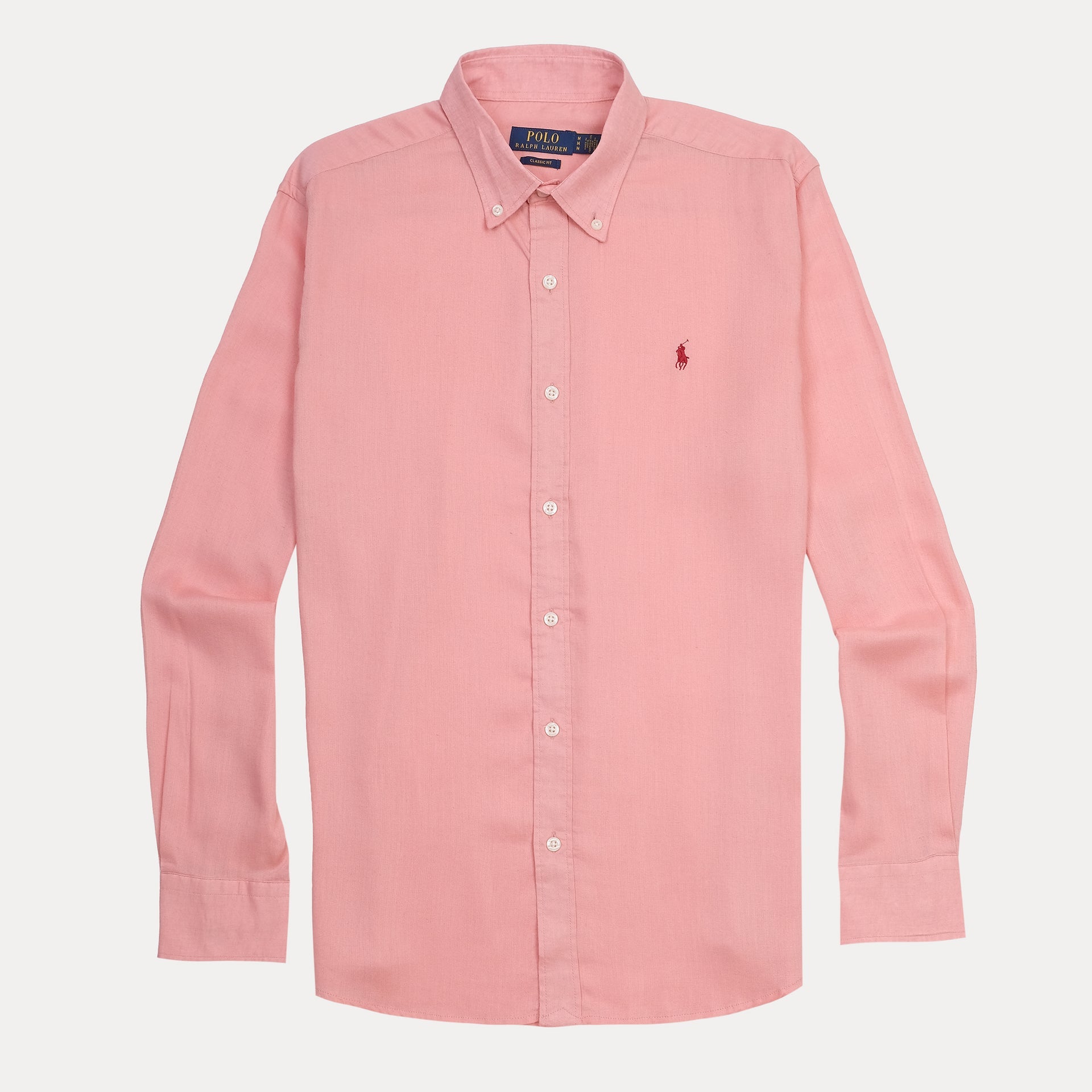 POLO RALPH LAUREN Blushing Petal Classic Relaxed Fit Long Sleeve Button-Up Shirt