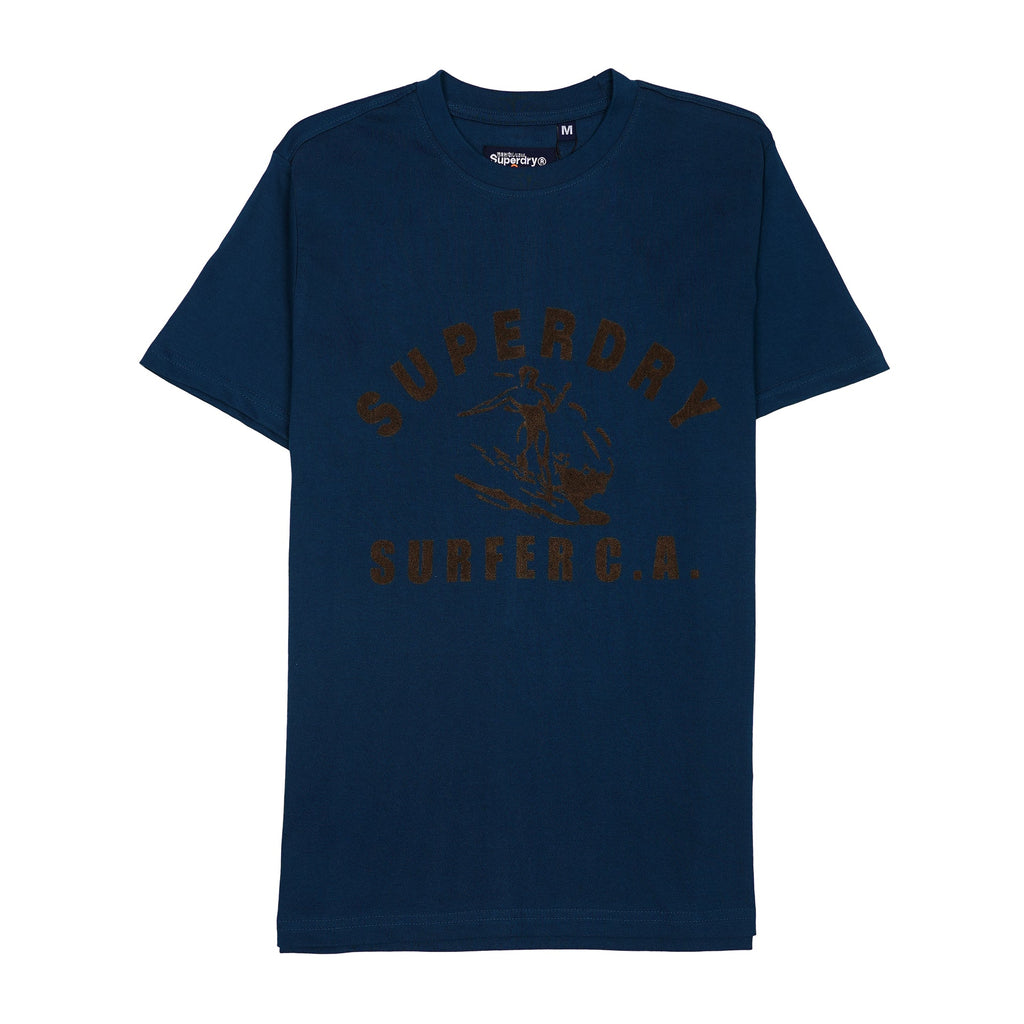 SUPERDRY Oceanic Teal Oversized Fit Short Sleeve T-Shirt