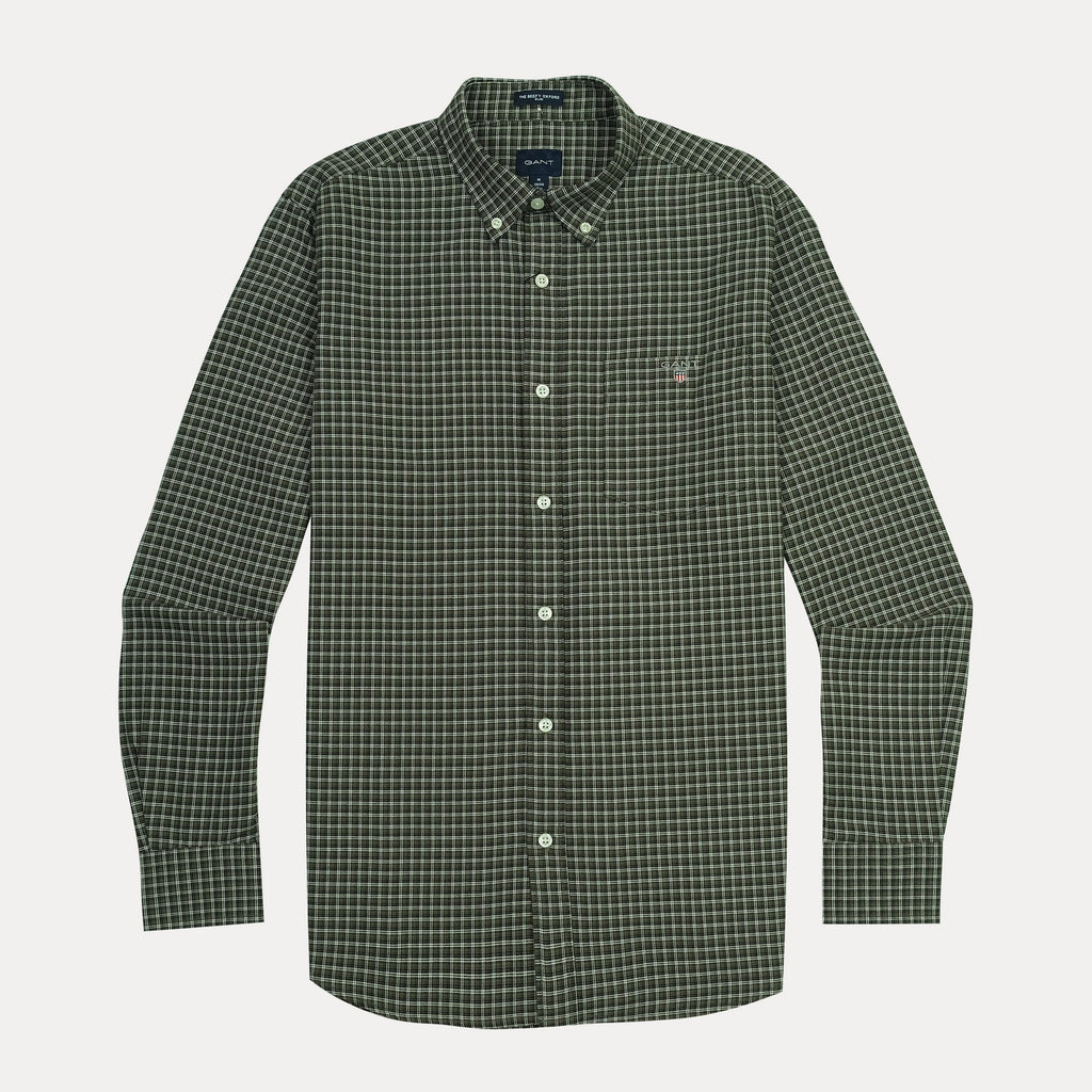GANT Verdant Grove Tailored Fit Long Sleeve Oxford Shirt