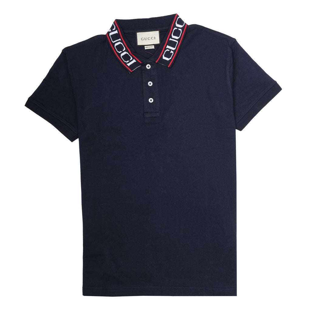 GUCCI Deep Sea Classic Fit Polo Shirt