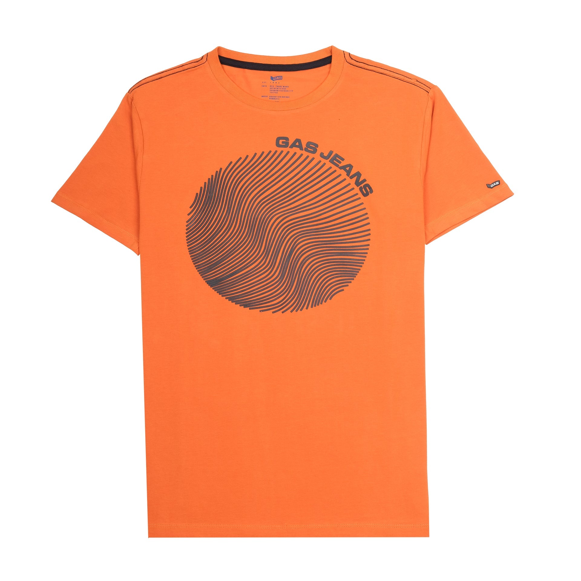 GAS JEANS Vibrant Sunset Slim Fit Graphic Tee