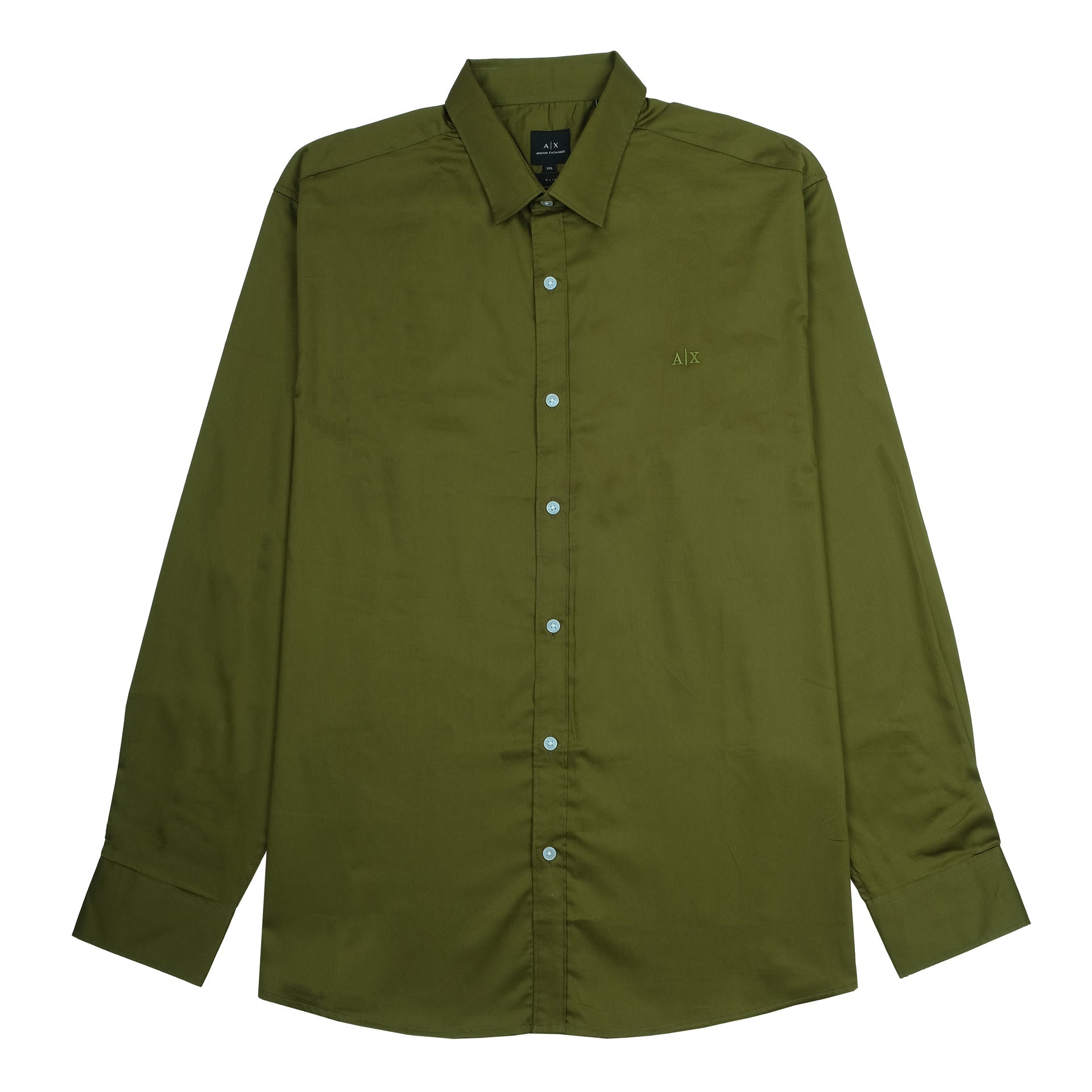 ARMANI EXCHANGE Forest Canopy Classic Fit Button-Up Shirt