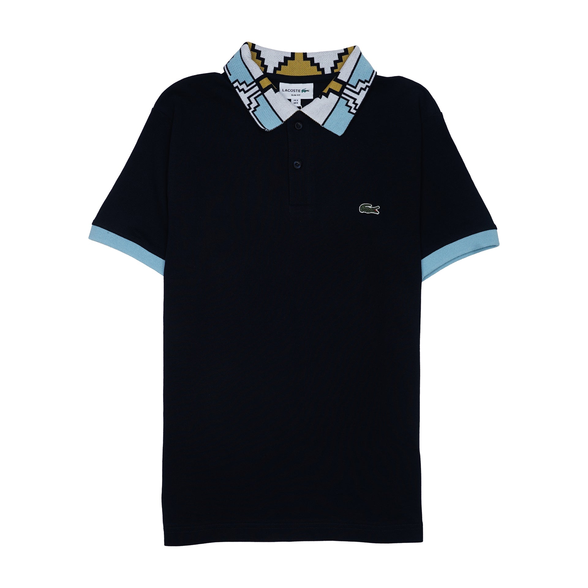 LACOSTE Deep Ocean Luxe Fit Short Sleeve Piqué Polo Shirt
