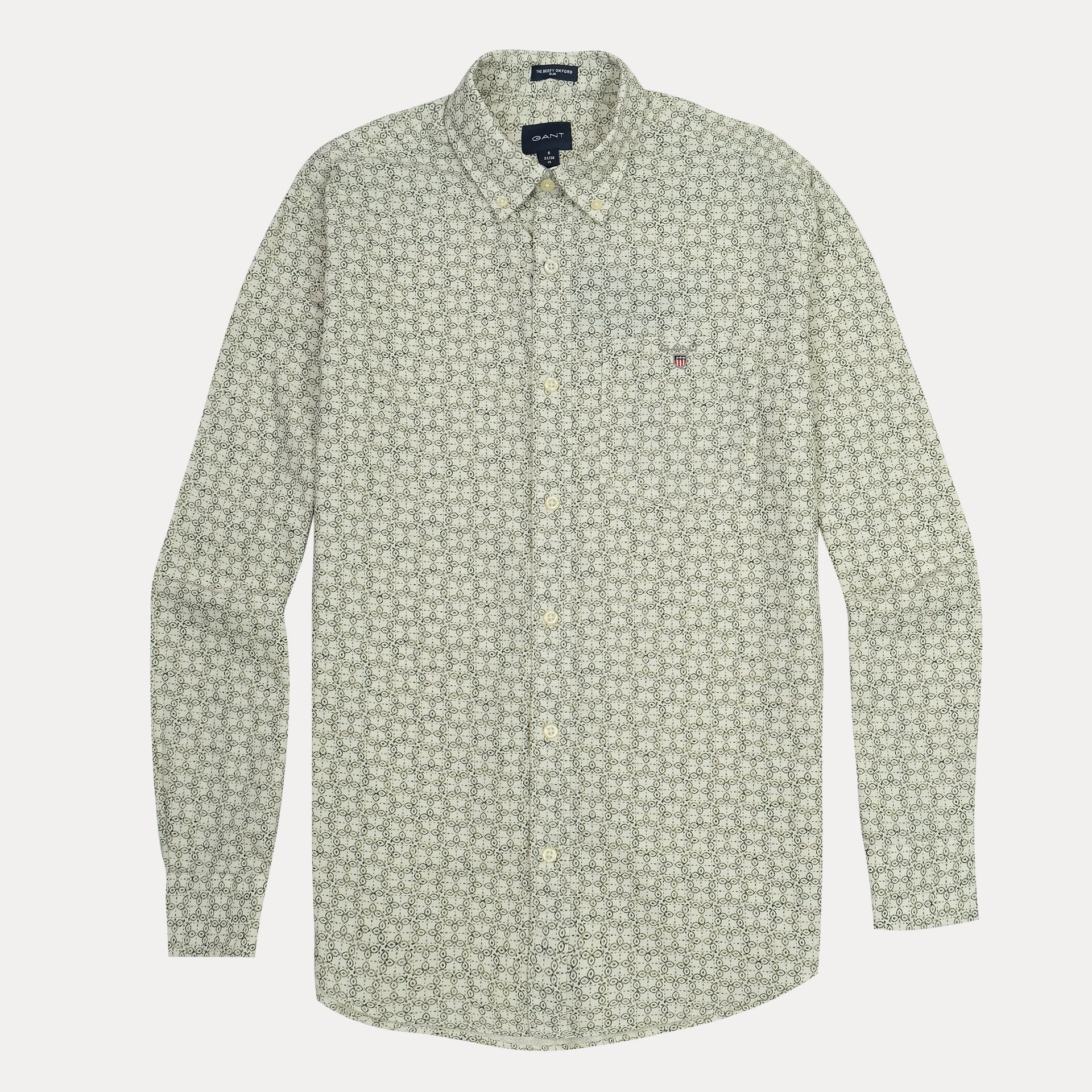 GANT Whispering Fern Slim Fit Long Sleeve Oxford Shirt