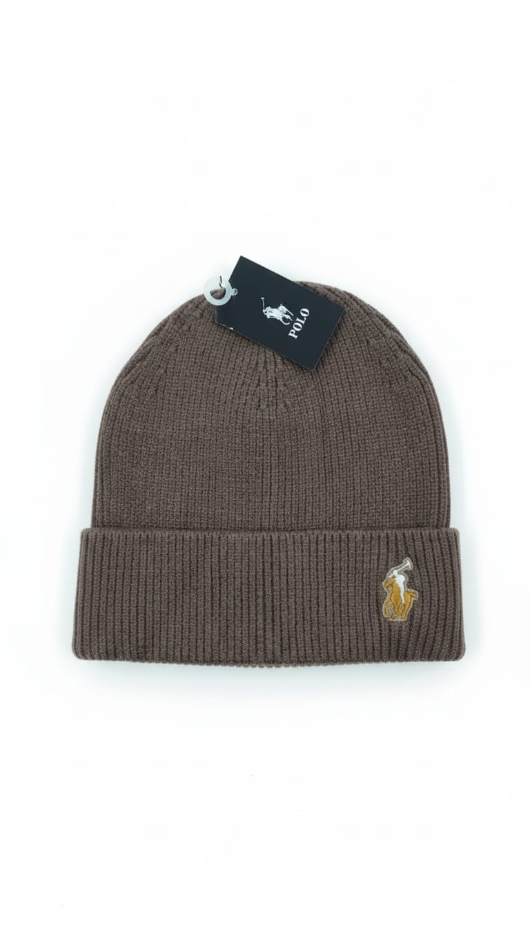 Polo Ralph Lauren Classic Knit Beanie with Embroidered Logo