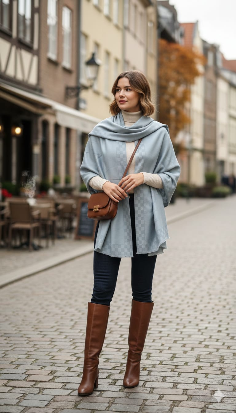 Gucci Luxe Cashmere Blend Wrap Scarf