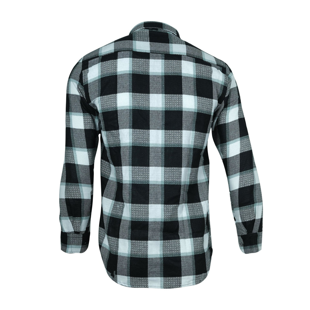 BURBERRY Midnight Aqua Check Regular Fit Long Sleeve Shirt