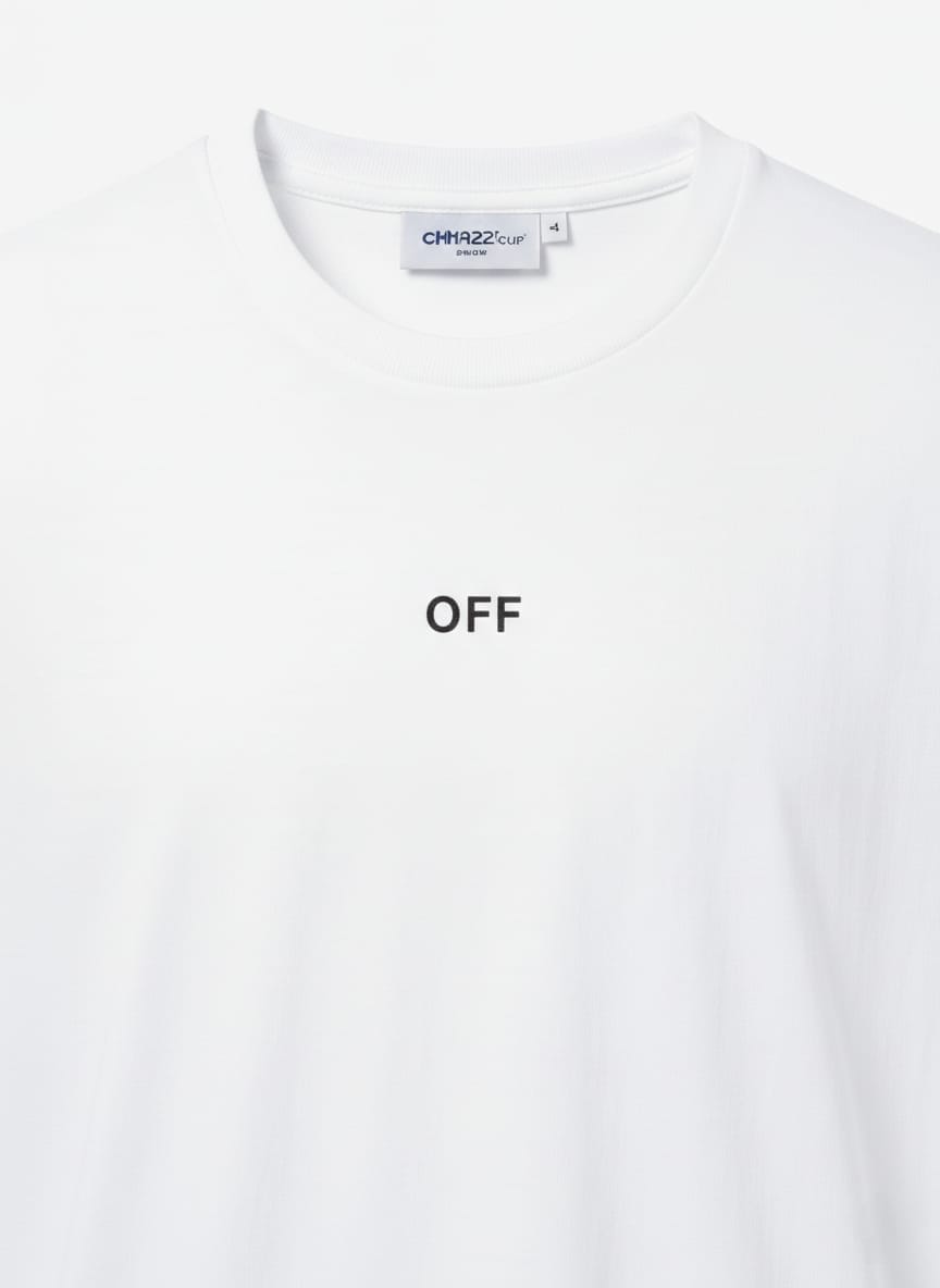 OFF-WHITE™ Ethereal Pearl Relaxed Fit Short Sleeve T-Shirt