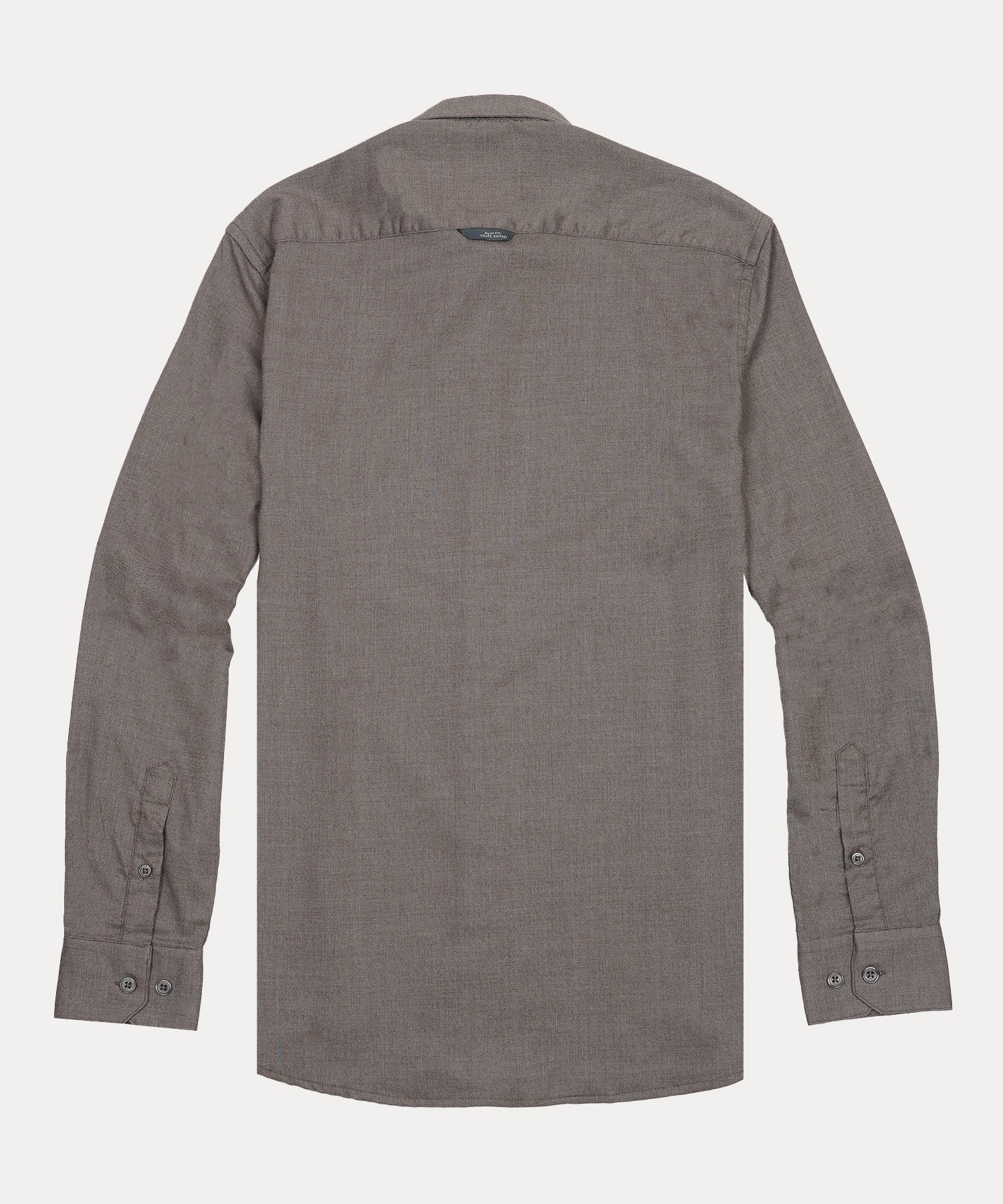 Armani Exchange Effortlessly Chic Button-Up Shirt in Charcoal Whisper