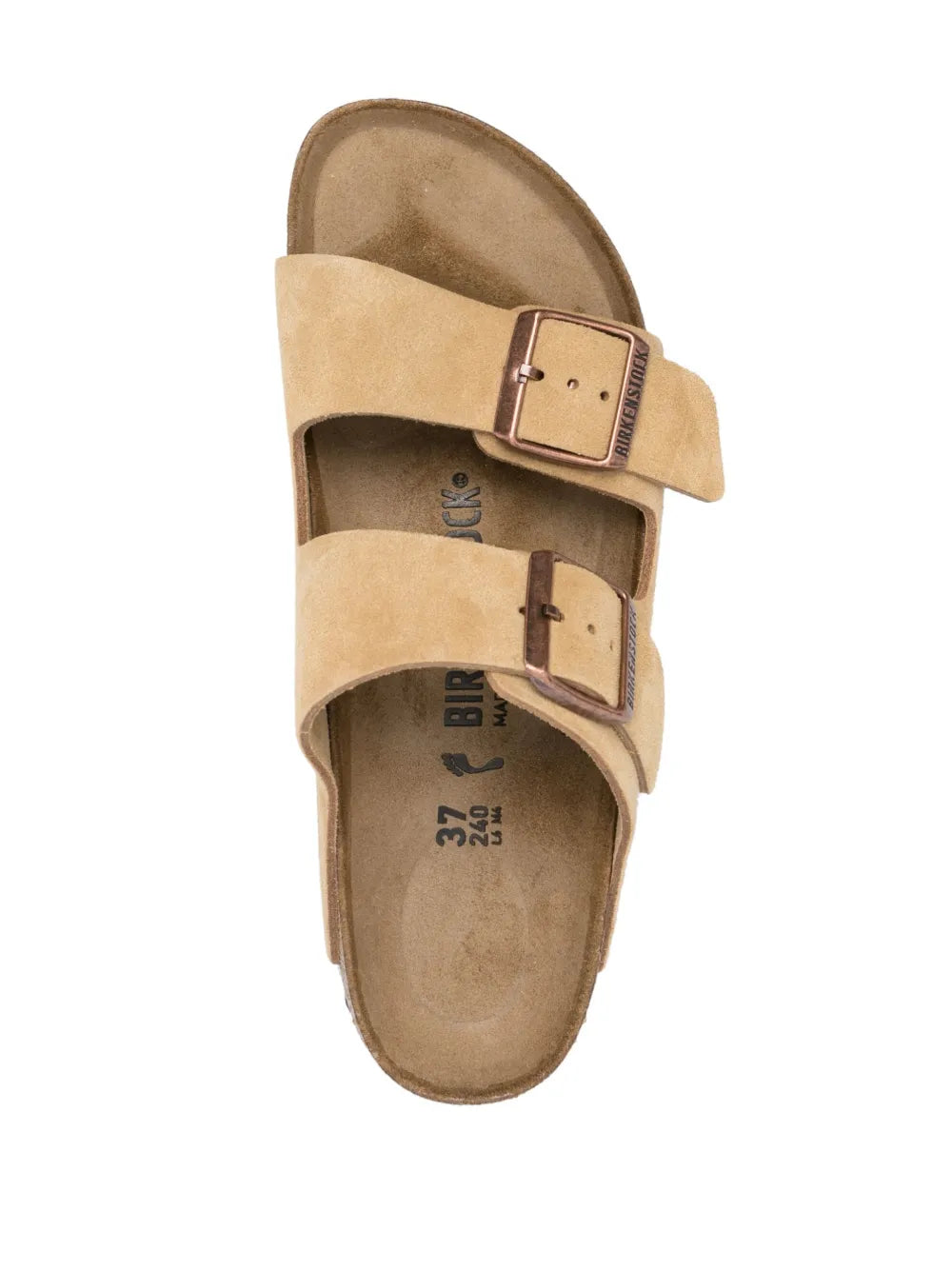 BIRKENSTOCK Sand Dune Suede Buckled Slide Sandals