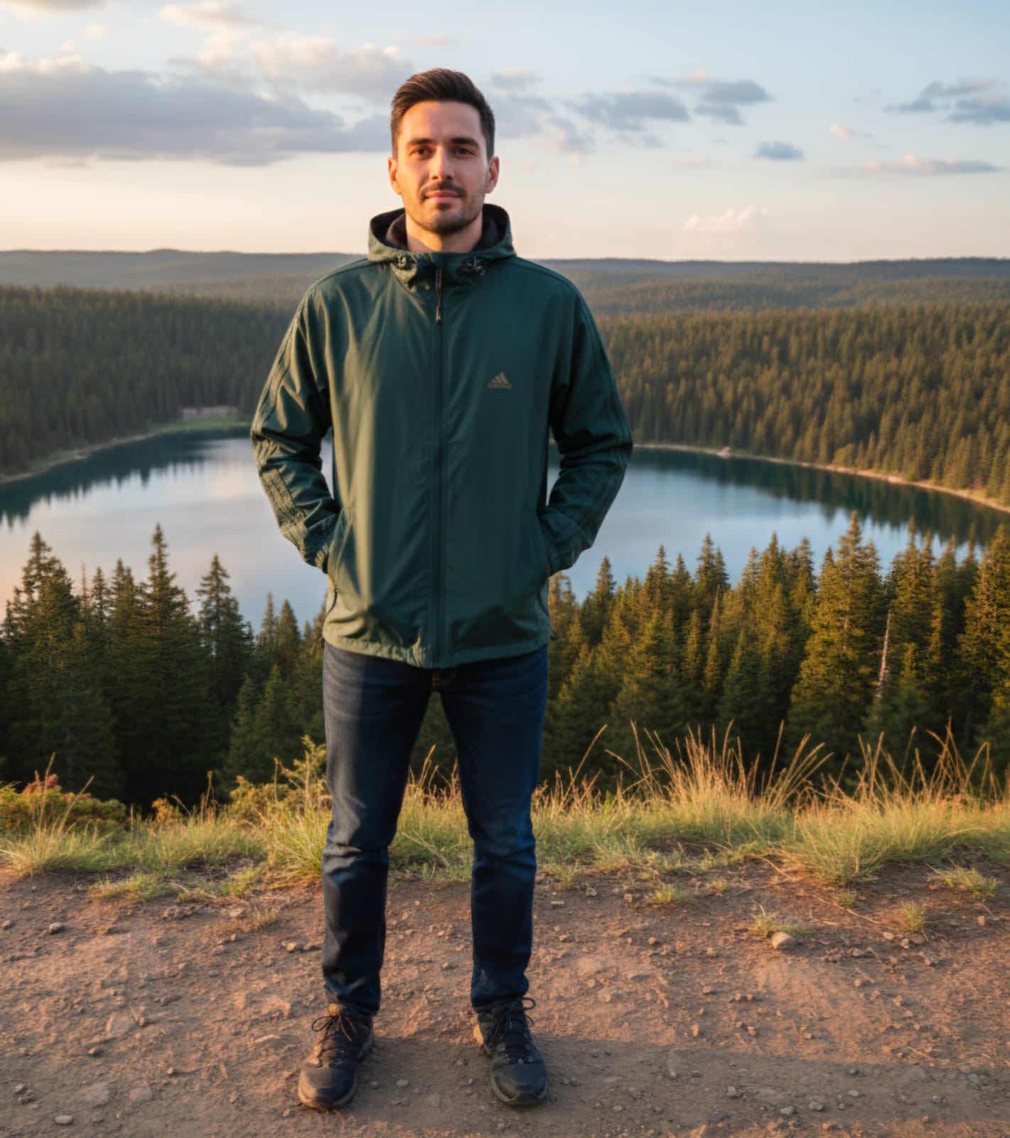 Adidas Essential Lightweight Hooded Jacket