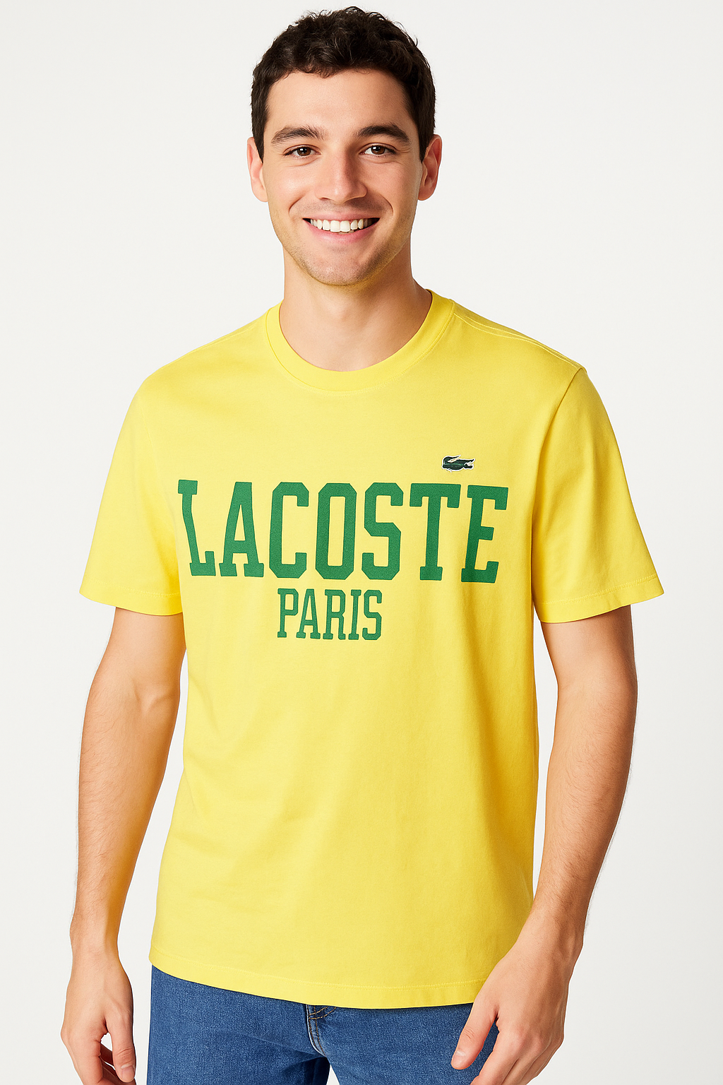 LACOSTE Citrus Glow Relaxed Fit Graphic Tee