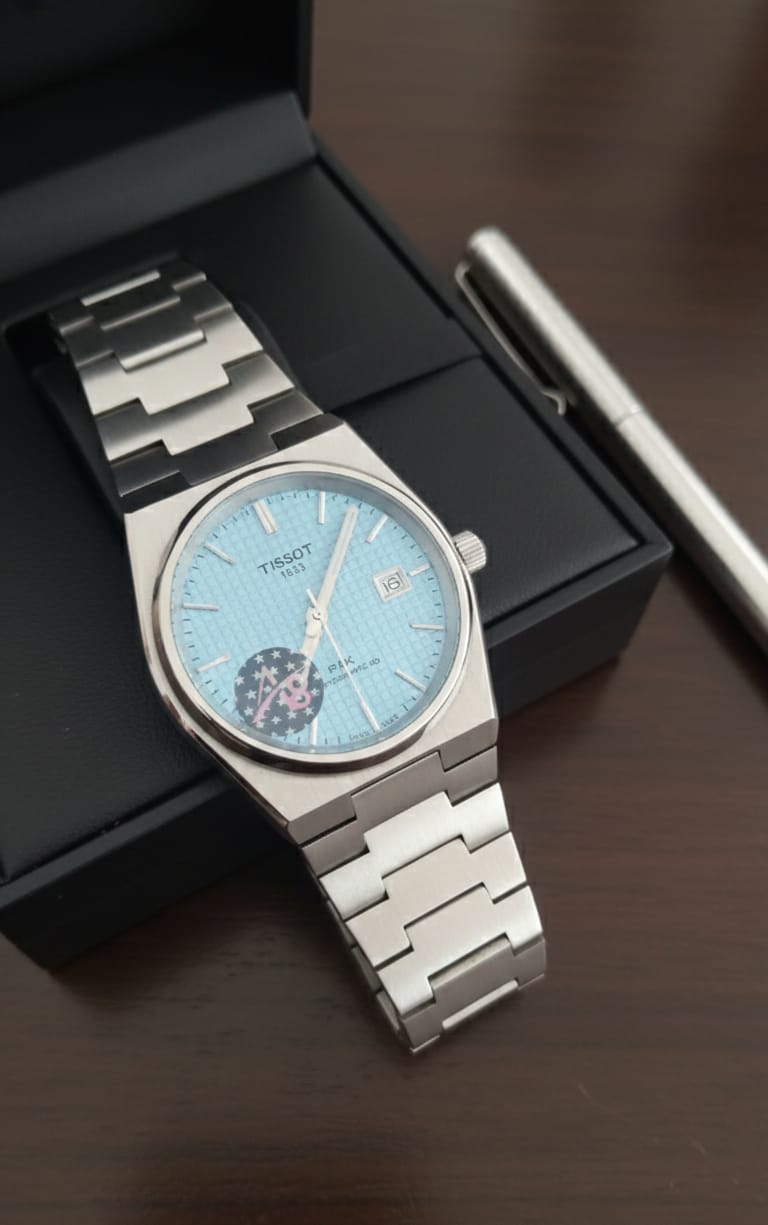 TISSOT Serene Aqua Stainless Steel PRX Chronograph Watch