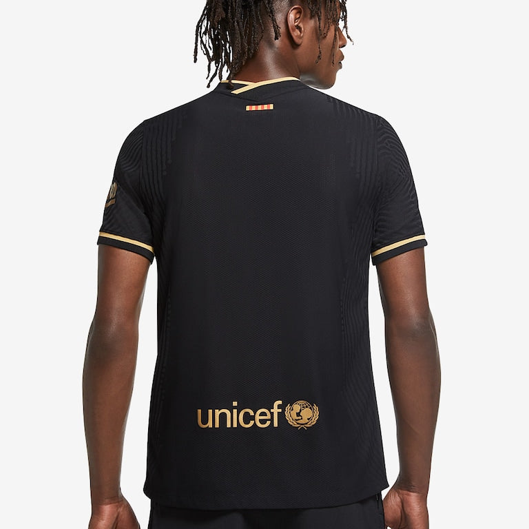 FC Barcelona 20/21 Away Vapour Match Jersey - Black/Metallic Gold