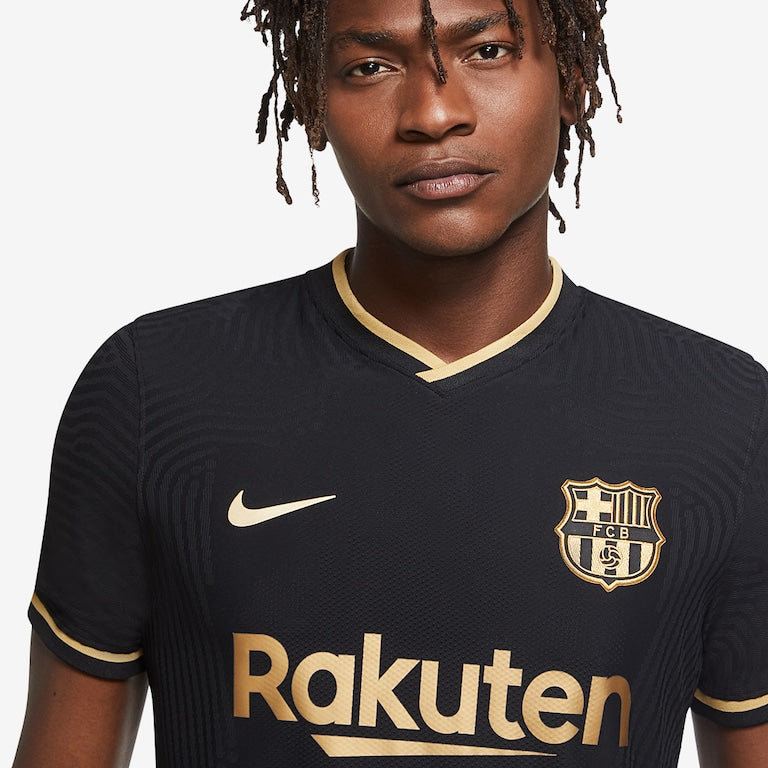 FC Barcelona 20/21 Away Vapour Match Jersey - Black/Metallic Gold