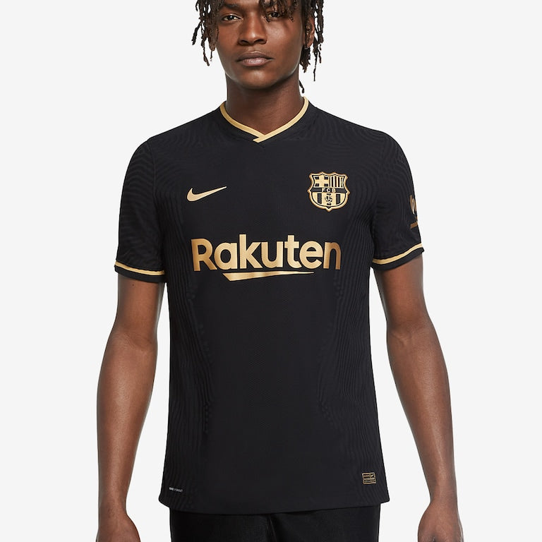 FC Barcelona 20/21 Away Vapour Match Jersey - Black/Metallic Gold