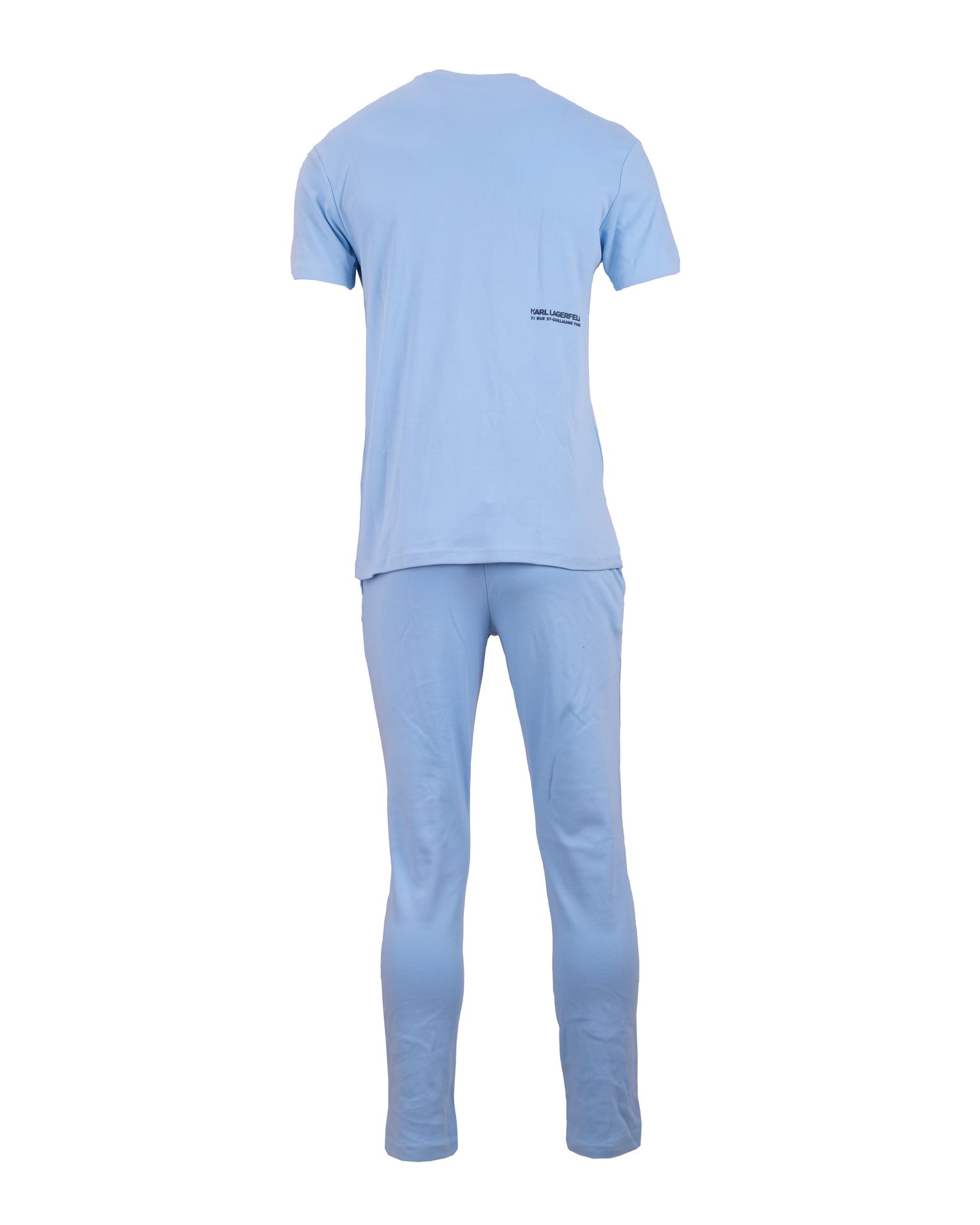 KARL LAGERFELD Tranquil Azure Classic Fit Logo Lounge Set