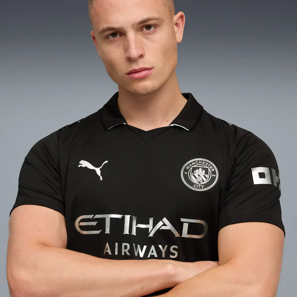 [NEW] Manchester City Away Black 25/26 Jersey