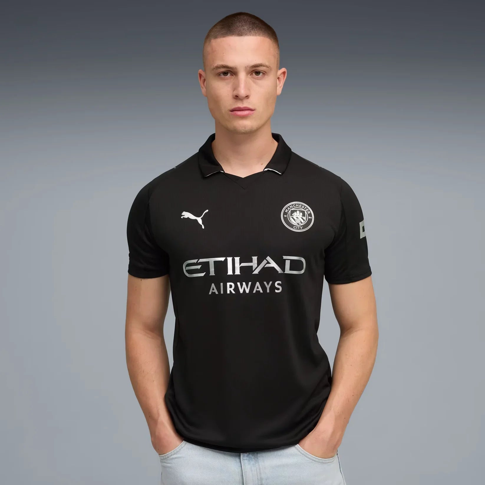 [NEW] Manchester City Away Black 25/26 Jersey
